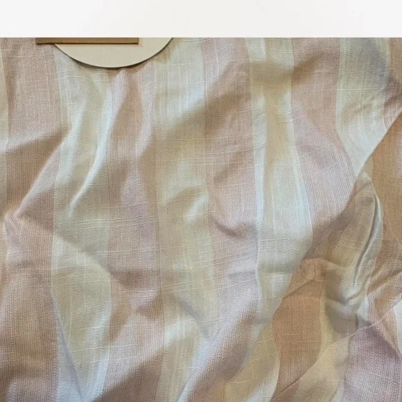 NWTGS Umgee Punk & White Striped Blouse Bell Sleeve - Picture 7 of 7